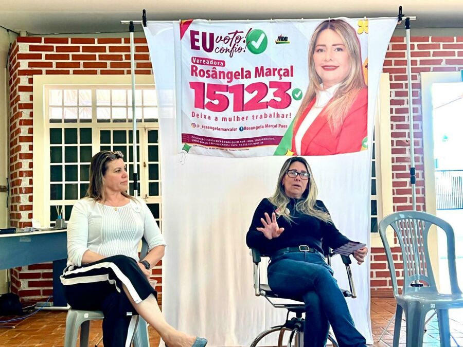 Imagem reuniao rosangela marcal